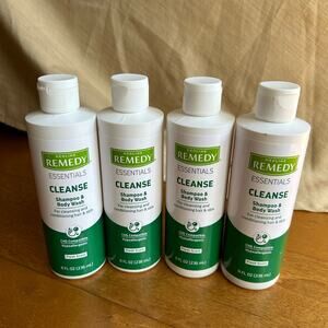 4 New Medline Remedy Essentials Shampoo & Body Wash Hypoallergenic